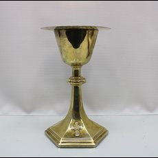9 1/4" Gorham Sterling Chalice & Well Paten SKU C291-048